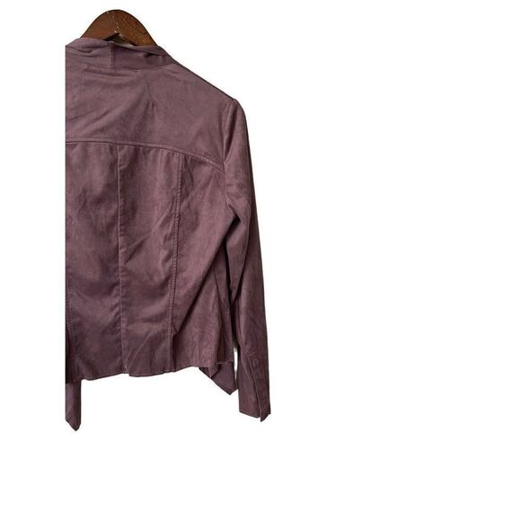 Kut from the Kloth Tayanita Faux Suede Jacket in Wisteria size L NWT - Picture 12 of 13